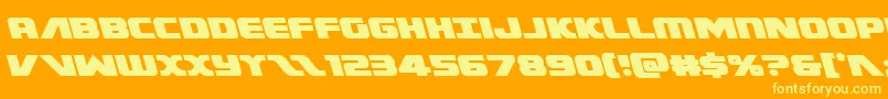 Подробнее о шрифте Federalescortleft Шрифт Federalescortleft – жёлтые шрифты на оранжевом фоне