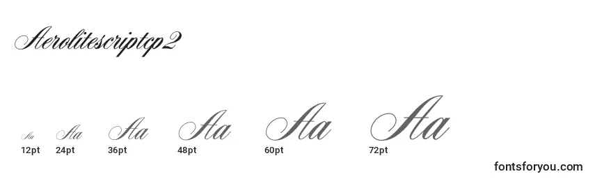 Aerolitescriptcp2 Font Sizes