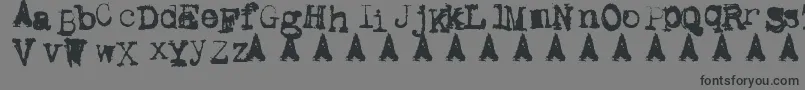 Weitere Informationen zur MetalicAvacodo-Schriftart MetalicAvacodo-Schriftart – Schwarze Schriften auf grauem Hintergrund