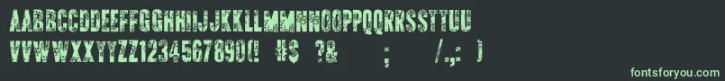 More about ApAppliqueStitched Font ApAppliqueStitched Font – Green Fonts on Black Background