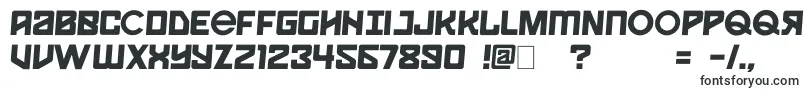 Шрифт Spaceport1 – необычные шрифты