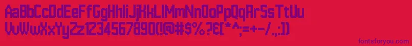 fuente HannoverMesseSans – Fuentes Moradas Sobre Fondo Rojo