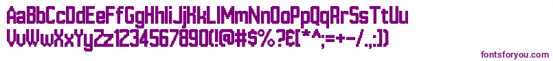 HannoverMesseSans-fontti – violetit fontit valkoisella taustalla