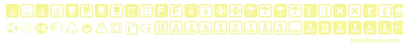 フォントNoticestd – 黄色のフォント