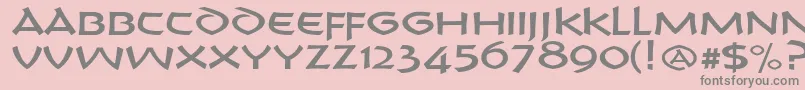Más sobre la fuente CrushyourenemiesRegular fuente CrushyourenemiesRegular – Fuentes Grises Sobre Fondo Rosa