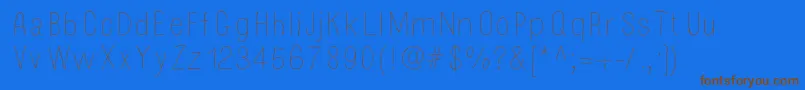 Шрифт Mossy – коричневые шрифты на синем фоне