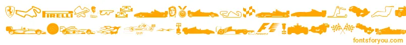 Police Formula1 – polices orange