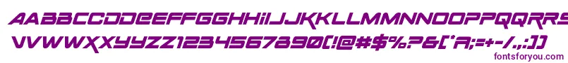 Spacerangerital Font – Purple Fonts