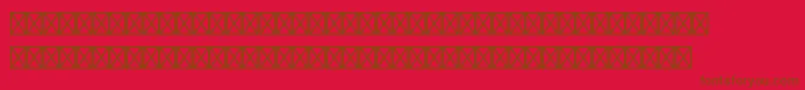 GreymantlemvbstdOrnaments Font – Brown Fonts on Red Background