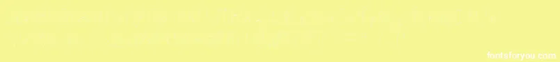 フォントWhimsywischy – 黄色い背景に白い文字