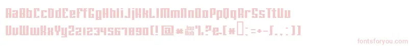 Joebobstraight Font – Pink Fonts on White Background