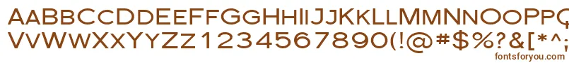 Шрифт Florsn29 – коричневые шрифты на белом фоне