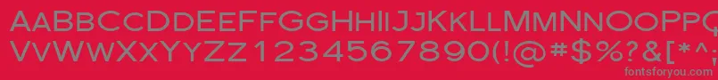Шрифт Florsn29 – серые шрифты на красном фоне