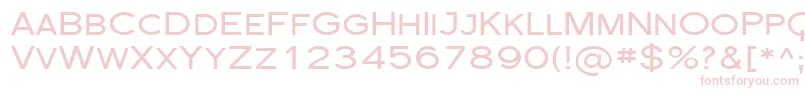 フォントFlorsn29 – 白い背景にピンクのフォント