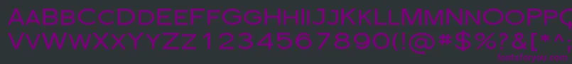 Шрифт Florsn29 – фиолетовые шрифты на чёрном фоне