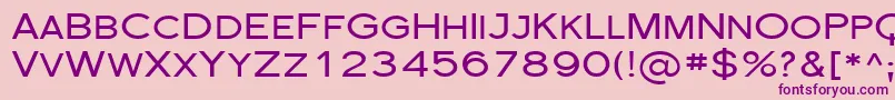 Шрифт Florsn29 – фиолетовые шрифты на розовом фоне