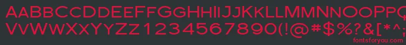 Florsn29 Font – Red Fonts on Black Background