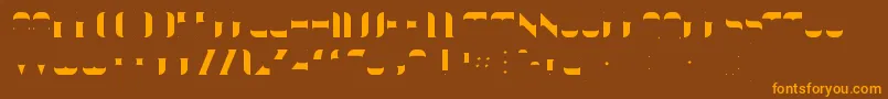 Подробнее о шрифте KraitFill Шрифт KraitFill – оранжевые шрифты на коричневом фоне
