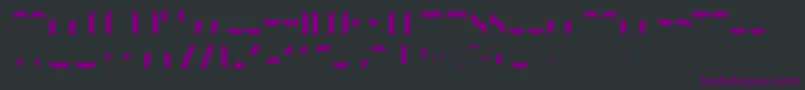 KraitFill Font – Purple Fonts on Black Background