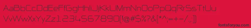 NpNaipolAllInOne Font – Black Fonts on Red Background