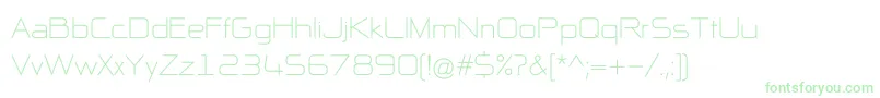 NpNaipolAllInOne Font – Green Fonts on White Background