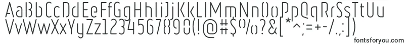 RulerStencilLight Font – Fonts for Google Chrome
