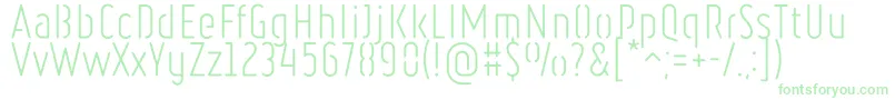 RulerStencilLight Font – Green Fonts