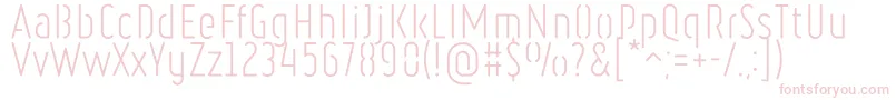 RulerStencilLight Font – Pink Fonts