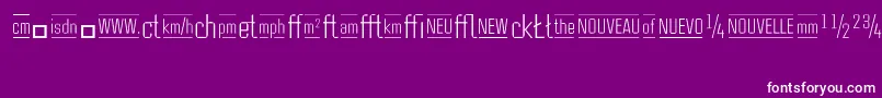 CasestudynooneLtLightAlternate Font – White Fonts on Purple Background