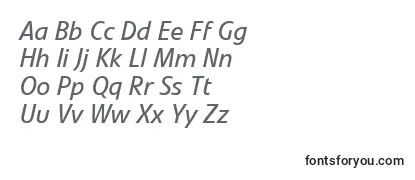 LinotypevetoItalic-fontti