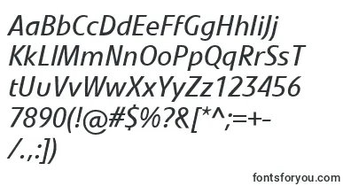  LinotypevetoItalic font