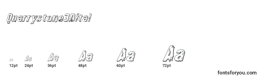 sizes of quarrystone3dital font, quarrystone3dital sizes