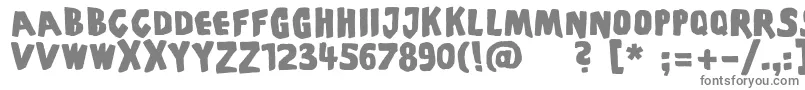 Шрифт Piscoffinsandghosts – серые шрифты