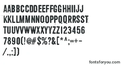 Shoemaker font – eroded Fonts