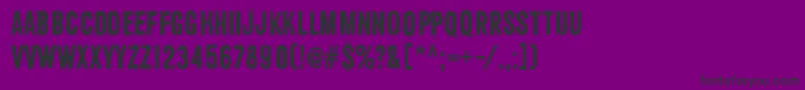 Shoemaker Font – Black Fonts on Purple Background