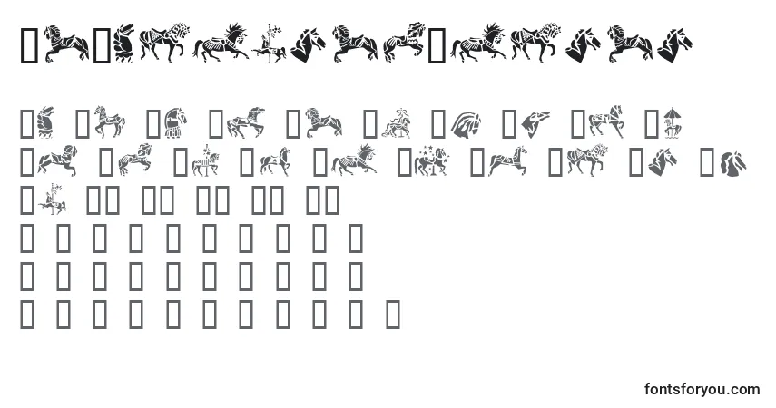 GeCarouselHorses-fontti – aakkoset, numerot, erikoismerkit