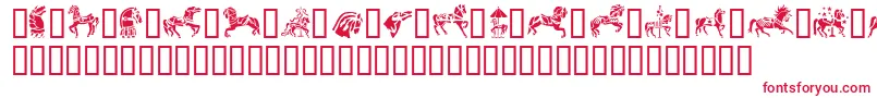 GeCarouselHorses Font – Red Fonts