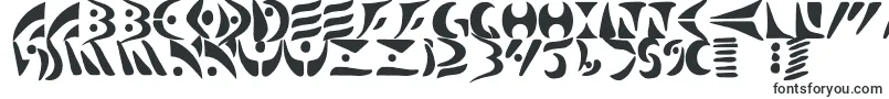 Шрифт BullskritNfi – фигурные шрифты