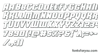  Uniongray3Dital font