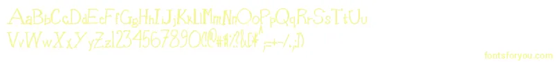 BasketOfCandy Font – Yellow Fonts