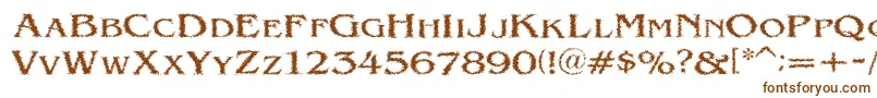 Шрифт VtcVictorianlintSc – коричневые шрифты