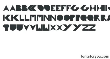 FlightSterwadess font – geometric Fonts