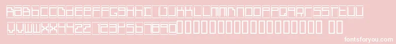 BoxTop Font – White Fonts on Pink Background