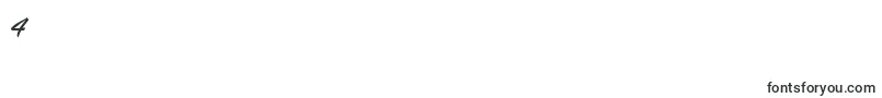 フォントLangoustine – フォント数字4