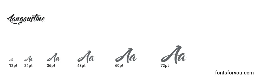 Langoustine Font Sizes