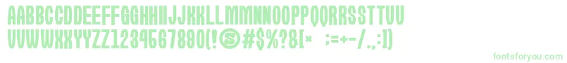 GomariceKirieFu-Schriftart – Grüne Schriften