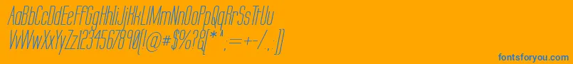 fuente Labtseci – Fuentes Azules Sobre Fondo Naranja