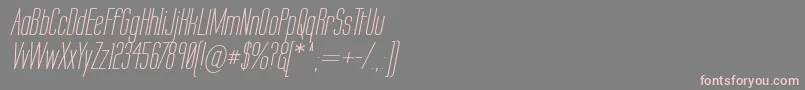 Labtseci Font – Pink Fonts on Gray Background