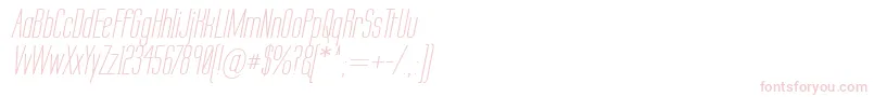 Labtseci Font – Pink Fonts on White Background