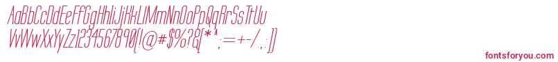 Labtseci-Schriftart – Rote Schriften